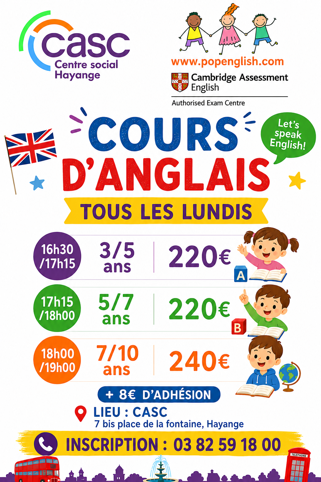 Anglais enfants