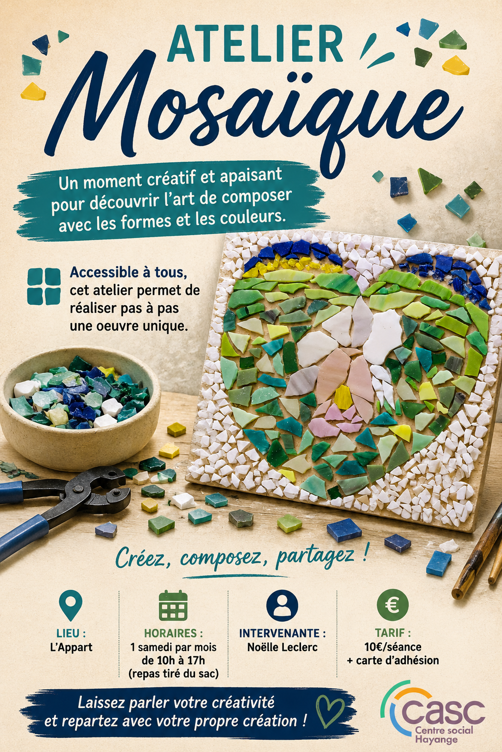 Atelier mosaïque