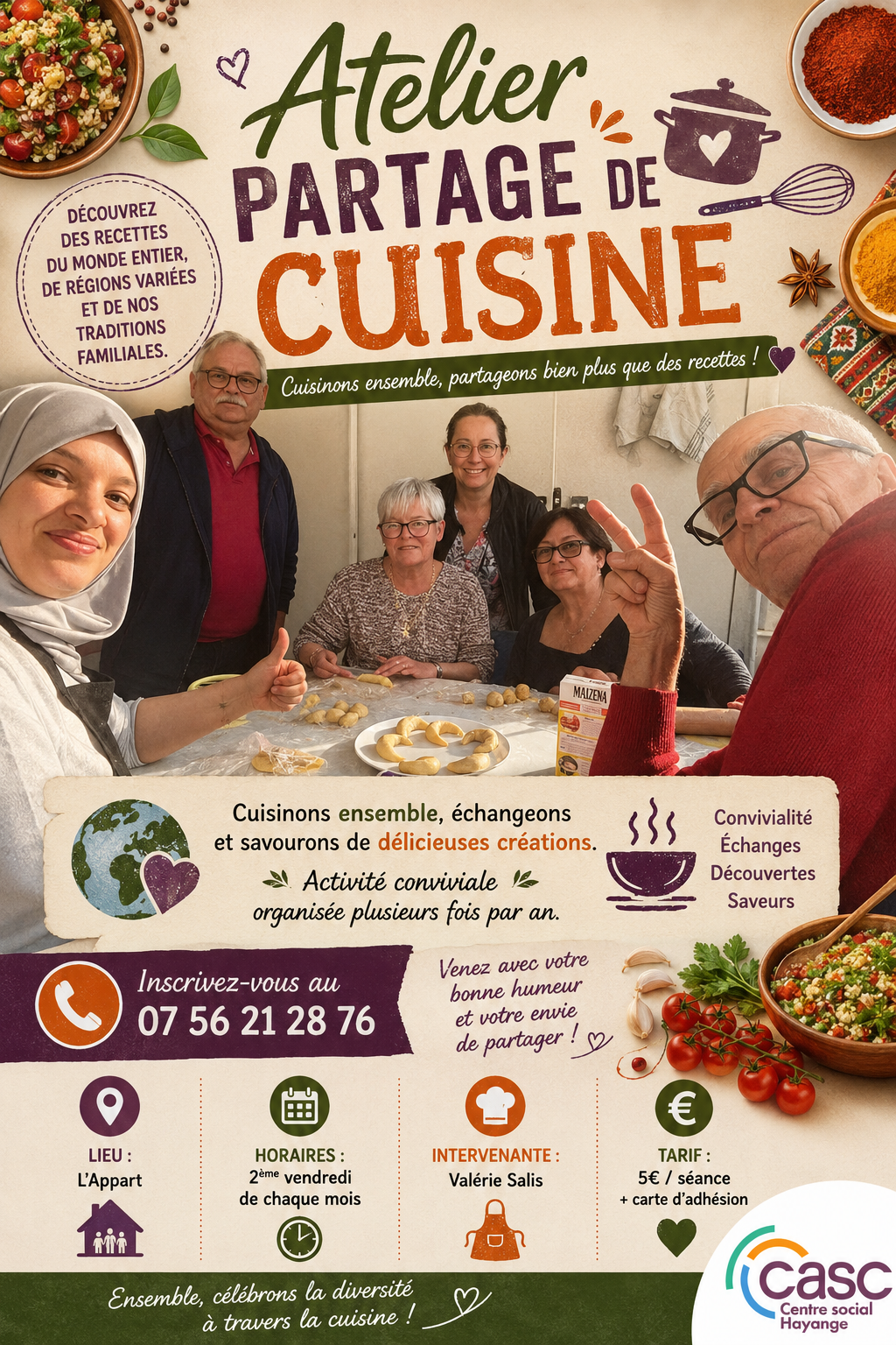 Atelier partage de cuisine