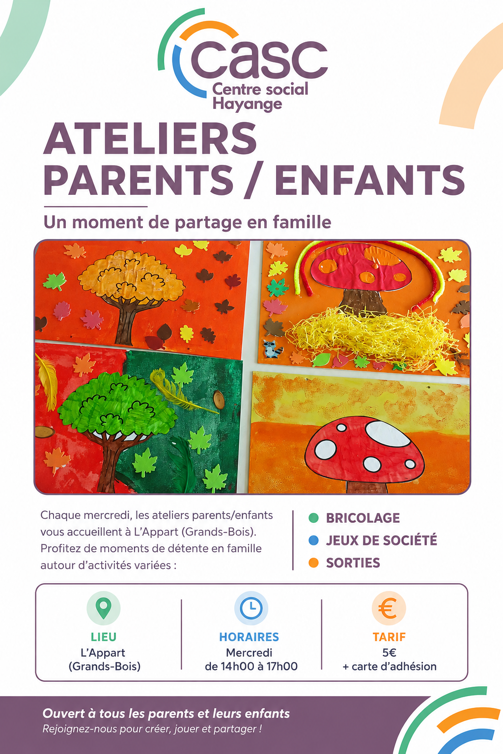 Ateliers parents/enfants